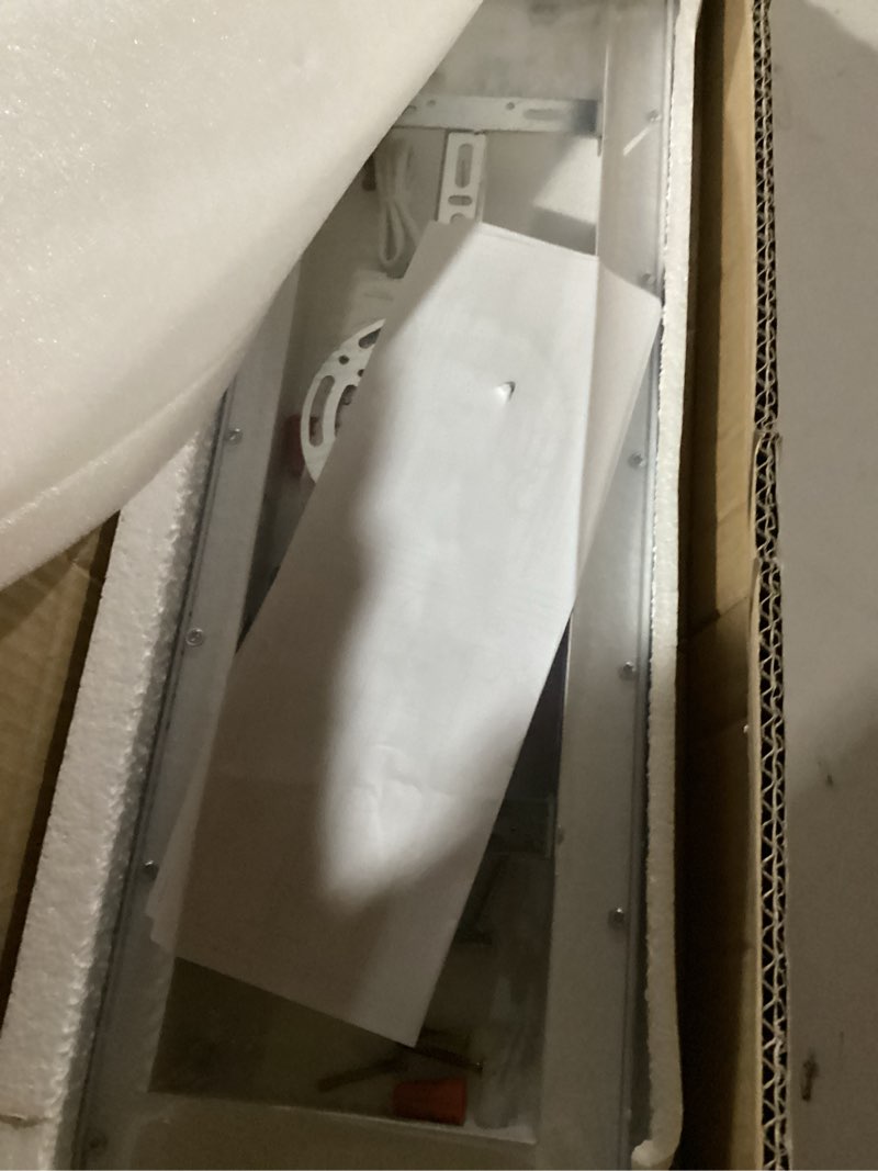 Condition photo showing New/Like New for ganeed 27.6 inch led ceiling light, high brightness linear ceiling lamps, 36w dimmable modern ultra thin low profile light fixture for bedroom kitchen study room hallway, white dimmable/27.6 inch/white
