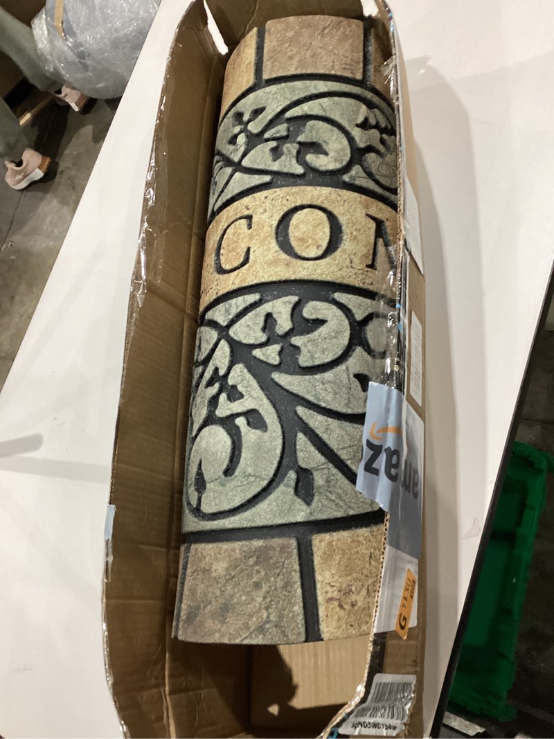 Condition photo showing Good Condition for Welcome Door Mats 24"x36" Heavy Duty Front Door Mat Outdoor Large Doormats with Non-Slip Rubber Backing Outdoor Welcome Mats for Front Door Entryway,Garage,Patio,High Traffic Area