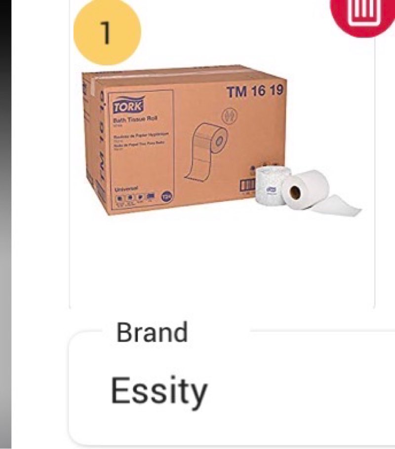 essity trk161990 universal bath tissue roll with opticore  septic safe  white