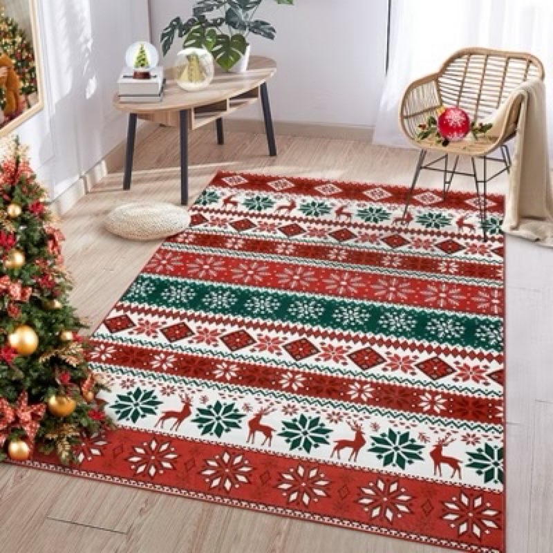christmas area rug