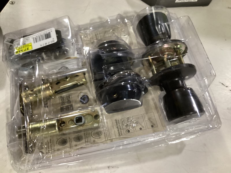 Condition photo showing Good Condition for kwikset smartkey security cove venetian bronze deadbolt and entry door knob kw1 2-3/4 in.