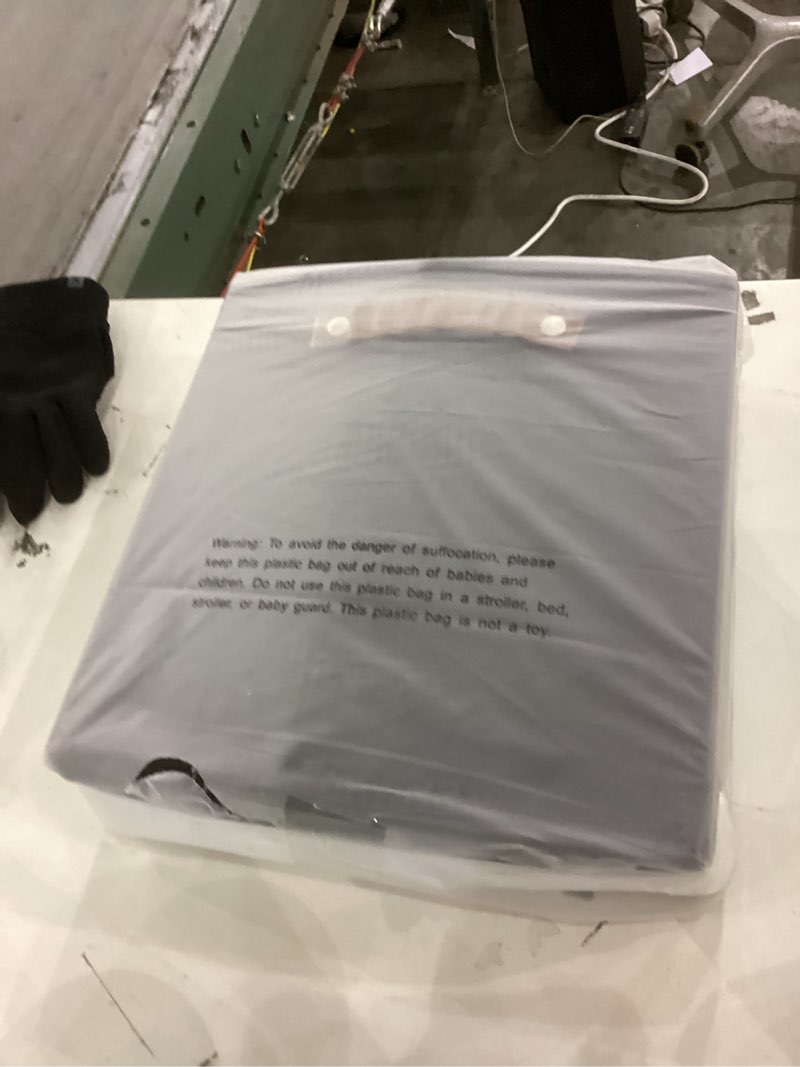 Condition photo showing As Is for Cube storage bin