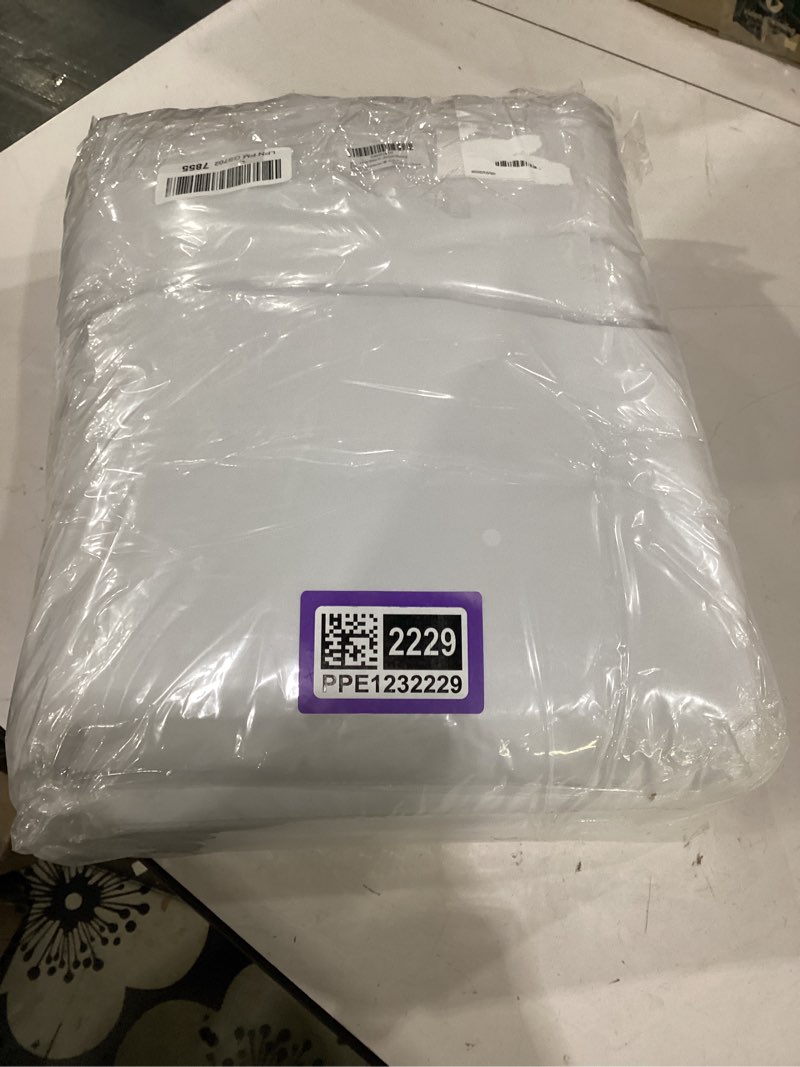 Condition photo showing Good Condition for 8 pack white table cloth 90x156 inch rectangle tablecloths for 8 foot rectangle tables, wrinkle resistant washable polyester fabric rectangular table cover for dining banquet wedding party white 90 x 156 inch
