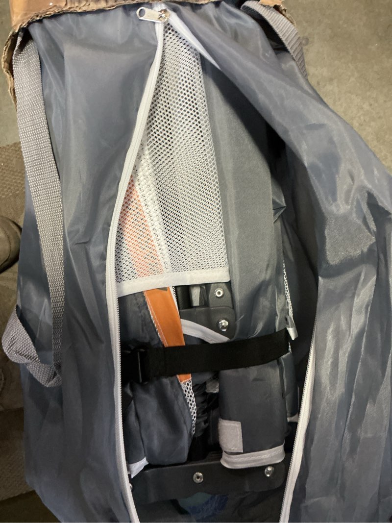 Condition photo showing Good Condition for foldable baby playpen 50"x50",play pen for babies and toddlers, portable playpen, kids collapsible indoor and outdoor fence with visible mesh,safety area travel playyard with mat storage bags,handlers gray 50"x50"