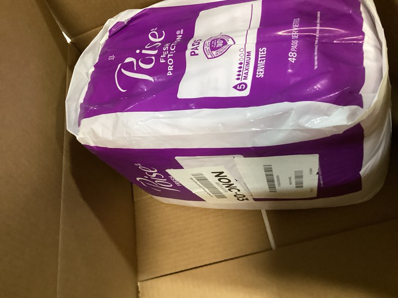 Condition photo showing New/Like New for Poise Incontinence & Postpartum Pads for Bladder Leaks, 5 Drop Maximum Absorbency, Regular Length, 48 Count, Packaging May Vary