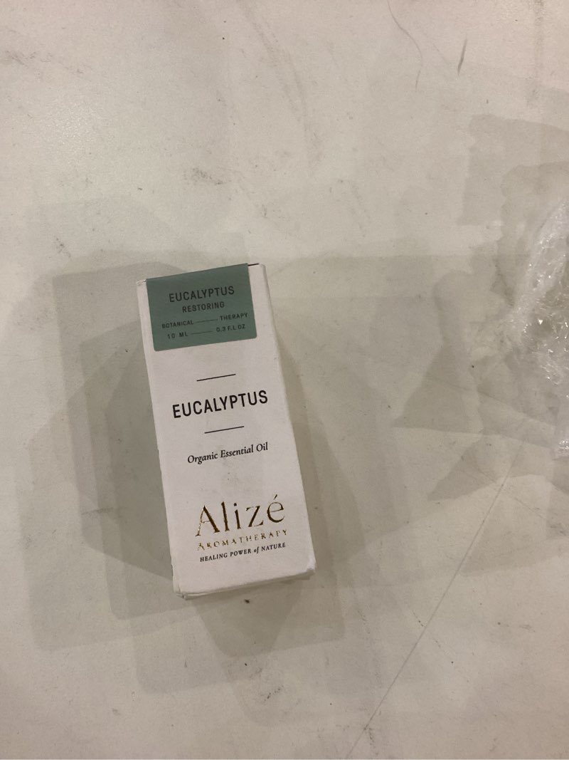Alizé Aromatherapy Eucalyptus Essential Oil, USDA Organic 100% Natural & Pure Essential Oils for Dif