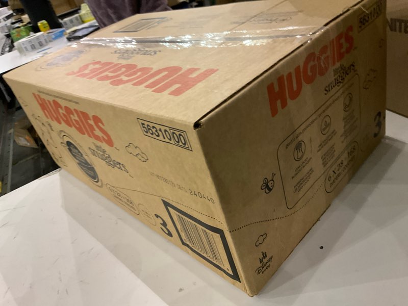 Condition photo showing As Is for Huggies Little Snugglers Disposable Diapers - Size 3 - 168ct