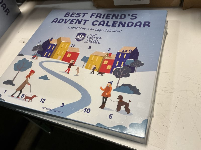 Condition photo showing New/Like New for himalayan dog chew advent calendar for pets - natural treats dog advent calendar 2025, flavored yogu