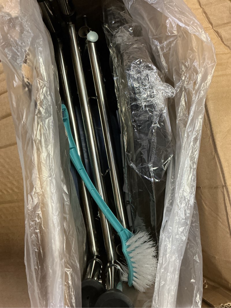 Condition photo showing Good Condition for 4 in 1 folding bedside commode chair for elderly with arms and back,adjustable height raised toilet seat with handles,adults potty chair for seniors,disabled holds up to 350 lbs (pu soft seat) style 1