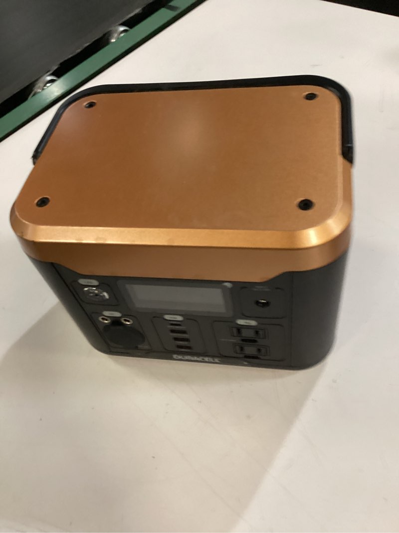 Condition photo showing Good Condition for duracell portable power station 300 lithium battery backup portable power pack for power outages, emergency kits, home electronics, and outdoor use (120v/300w)