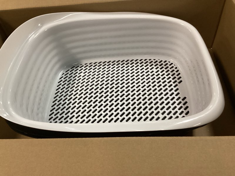 Condition photo showing Good Condition for Arm & Hammer Large Sifting Litter Box Scoop Free Cat Litter Tray with Microban, Made in USA