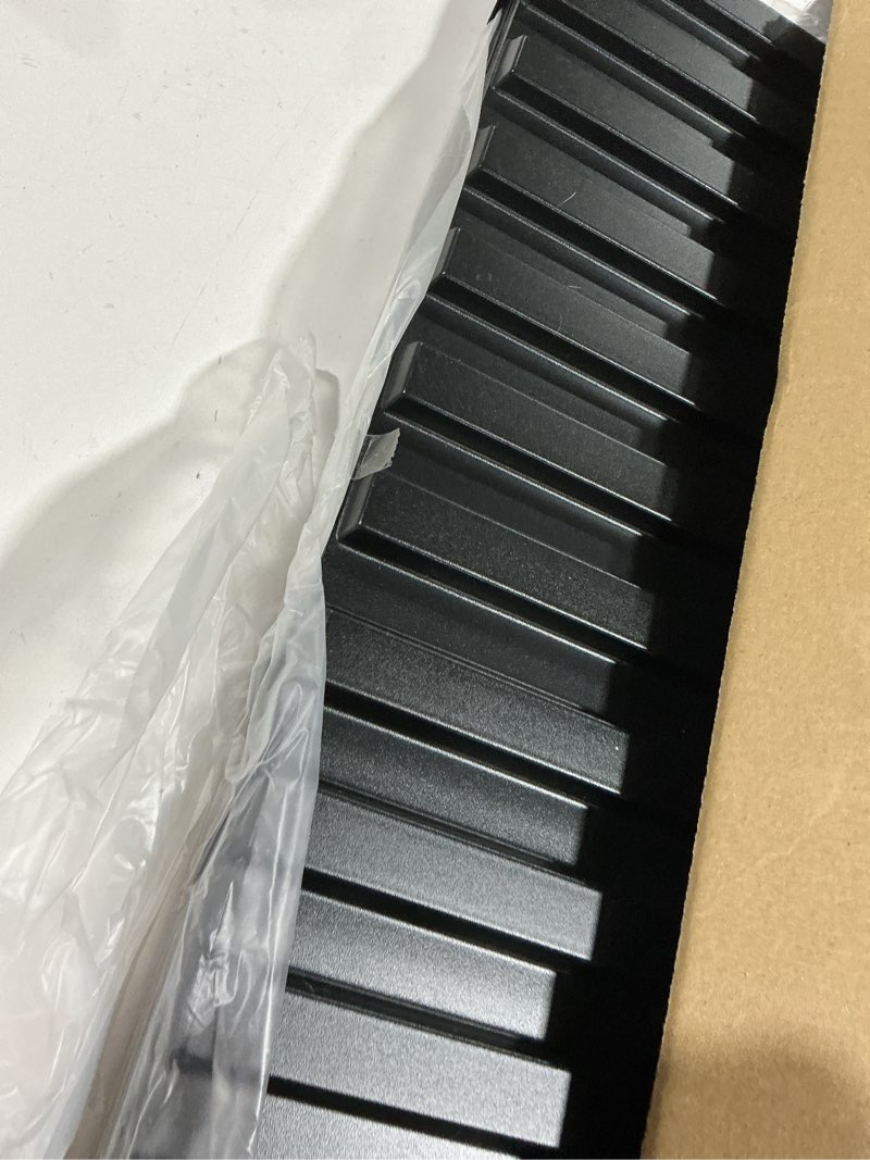 Condition photo showing Good Condition for Art3d Slat Wall Panel, 3D Fluted Textured Panel 12-Tile 19.7 x 19.7in. - Cover 32 Sq.Ft., Black 19.7 x 19.7in. Square - Black 12