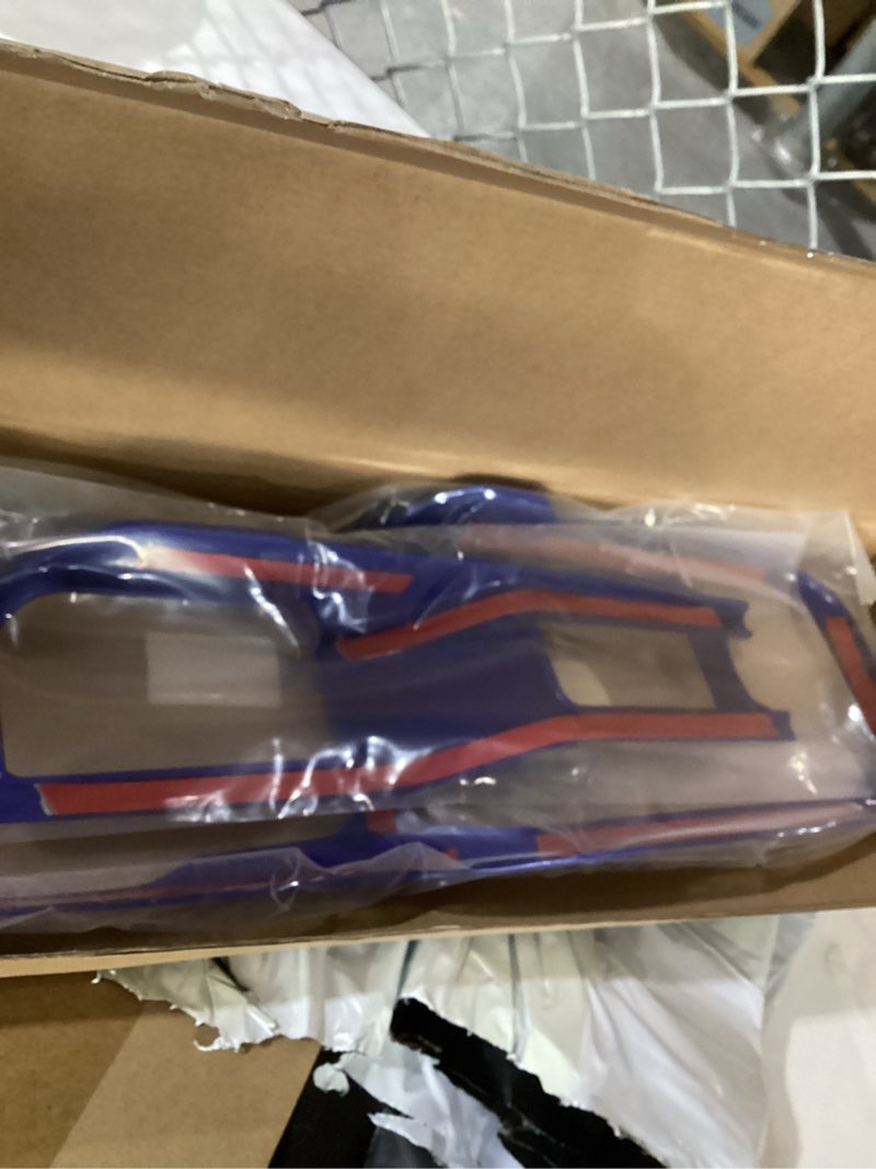 Condition photo showing New/Like New for ABS Center Console Gear Shift 4WD Panel & Dashboard & Cup Holder Trim 4PCS Cover Trim Interior Accessories for 2018-2024 Jeep Wrangler JL JLU & Gladiator JT (Light Blue)