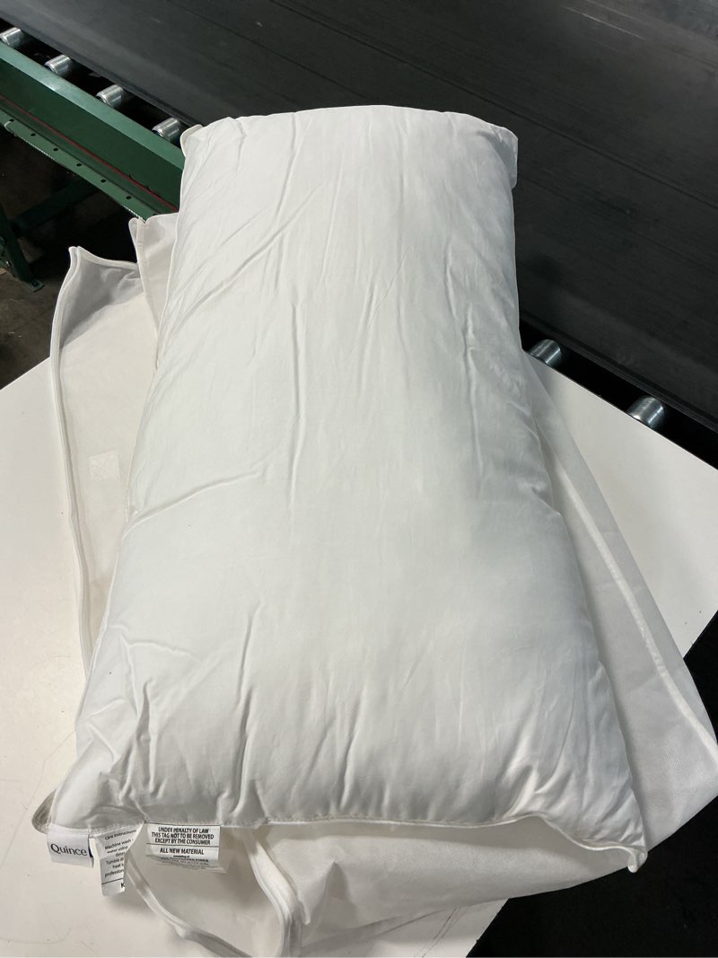 Condition photo showing Good Condition for quince premium down alternative pillow king