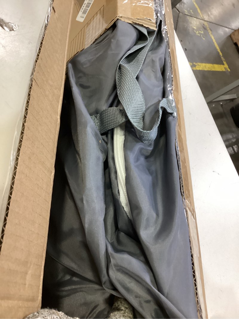 Condition photo showing As Is for small playpen for babies and toddlers, 36"x36", soft breathable mesh, anti-slip base, mini baby play yard with pull-up ring regular 36"×36" dark grey
