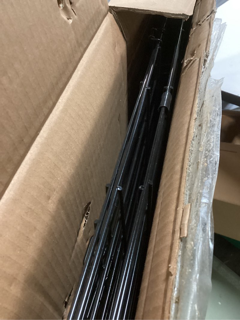 Condition photo showing As Is for Foldable Metal Wire Dog Crate