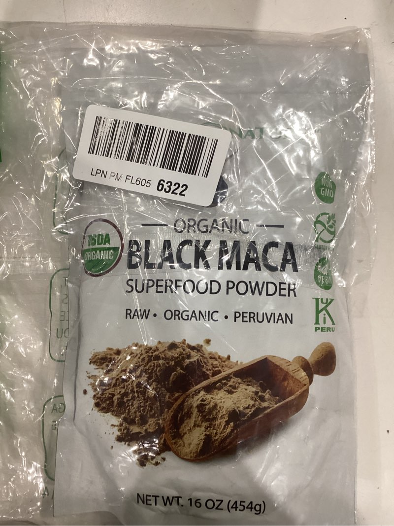 Condition photo showing New/Like New for organic, raw peruvian red maca root powder – premium usda certified, hormone balance for women, natural energy, mood support, non-gmo, vegan superfood, 16 oz red maca powder