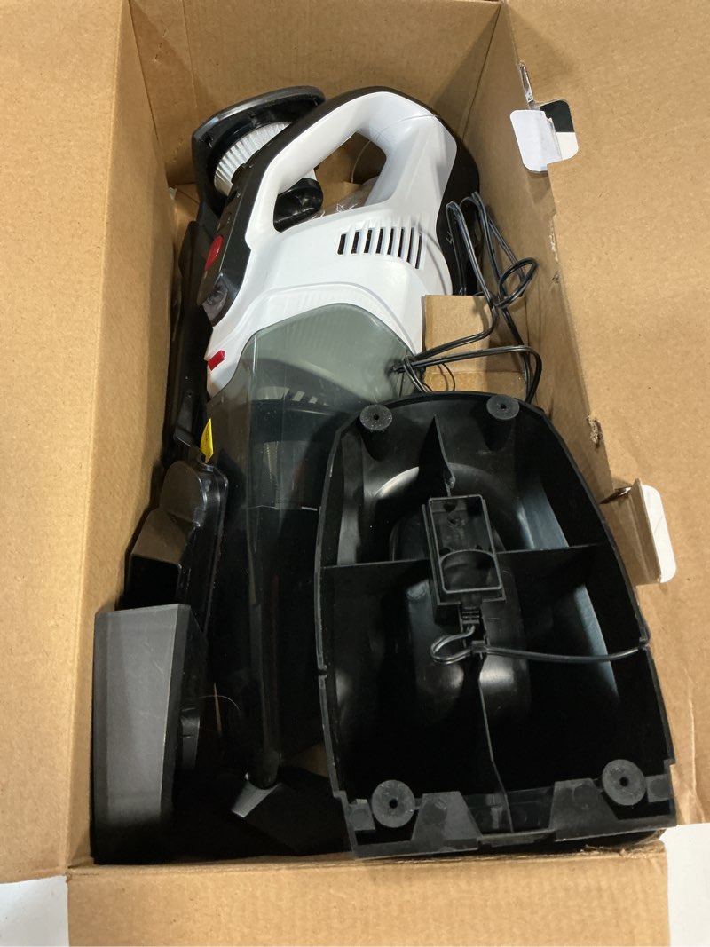 Condition photo showing As Is for vakerr cordless handheld vacuum cleaner  15kpa & led  lightweight portable vacuum for home  car  pet hair
