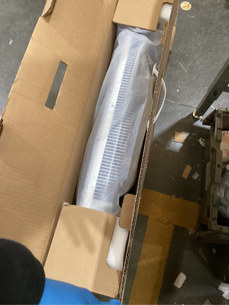 Condition photo showing As Is for Ballu Mica Infrared Space Heater Indoor Use,Large Room Panel Heater with Programmable Thermostat,WiFi App Control,Portable Stand or Wall Mount,Energy Efficient Smart Quiet Heater,Work with Alexa,White