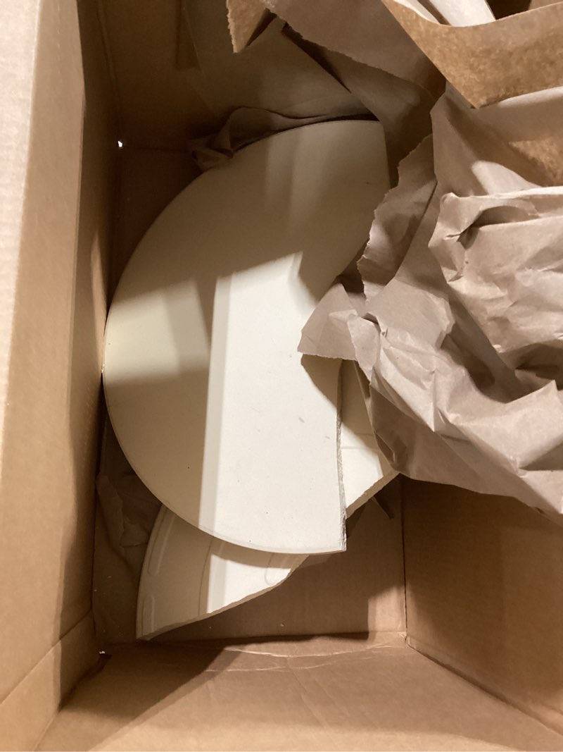 Condition photo showing As Is for Old Stone Round Pizza Stone, 16-Inch 16 inch Stone