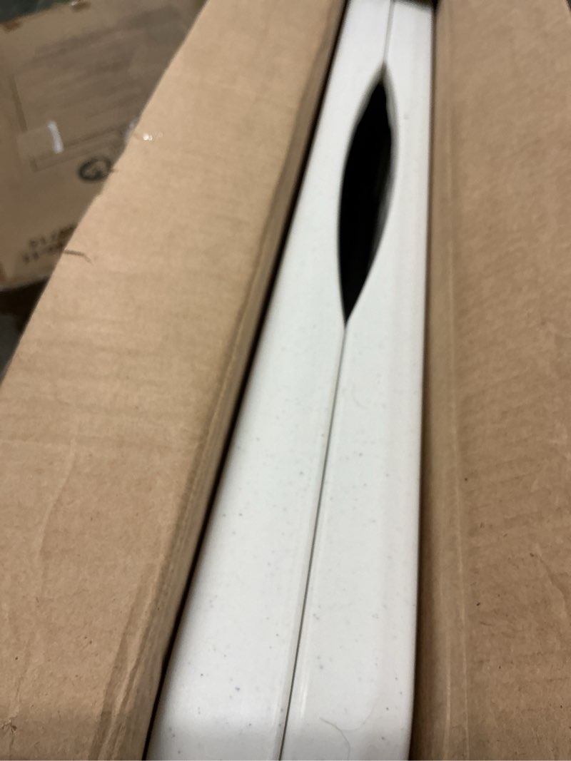 Condition photo showing Good Condition for Folding Table 6ft Portable Heavy Duty Plastic Fold-in-Half Utility Foldable Table Plastic Dining Indoor Outdoor for Camping, Picnic and Party, White White 6FT