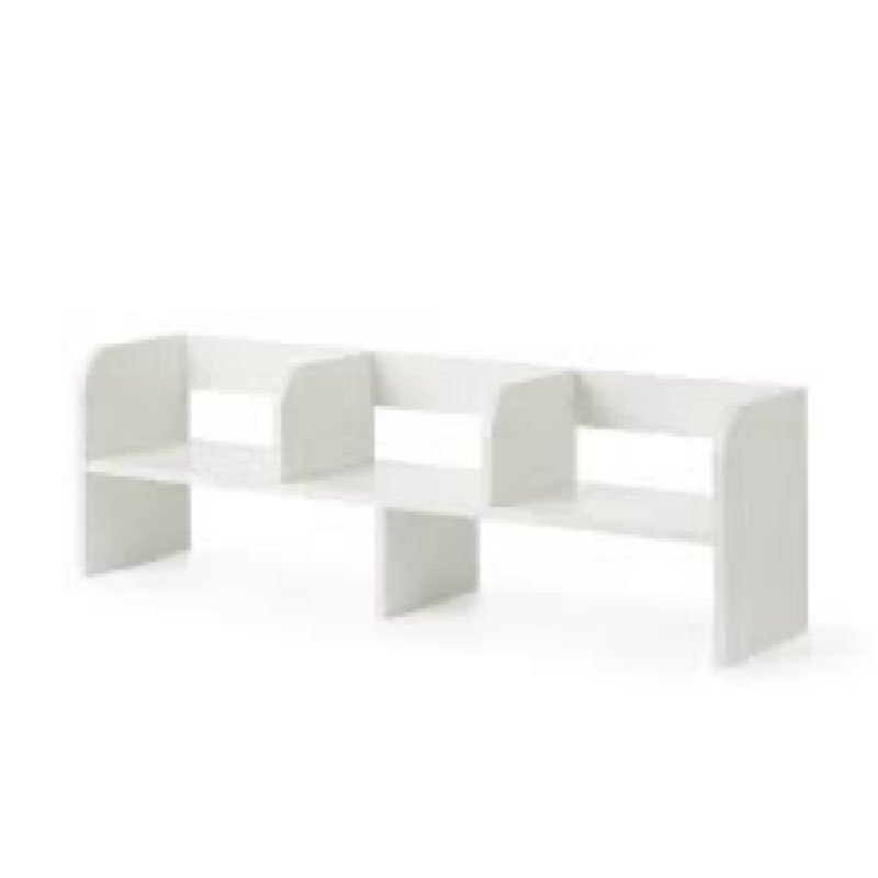 Wooden Shelf Mini Desk Hutch Organizer