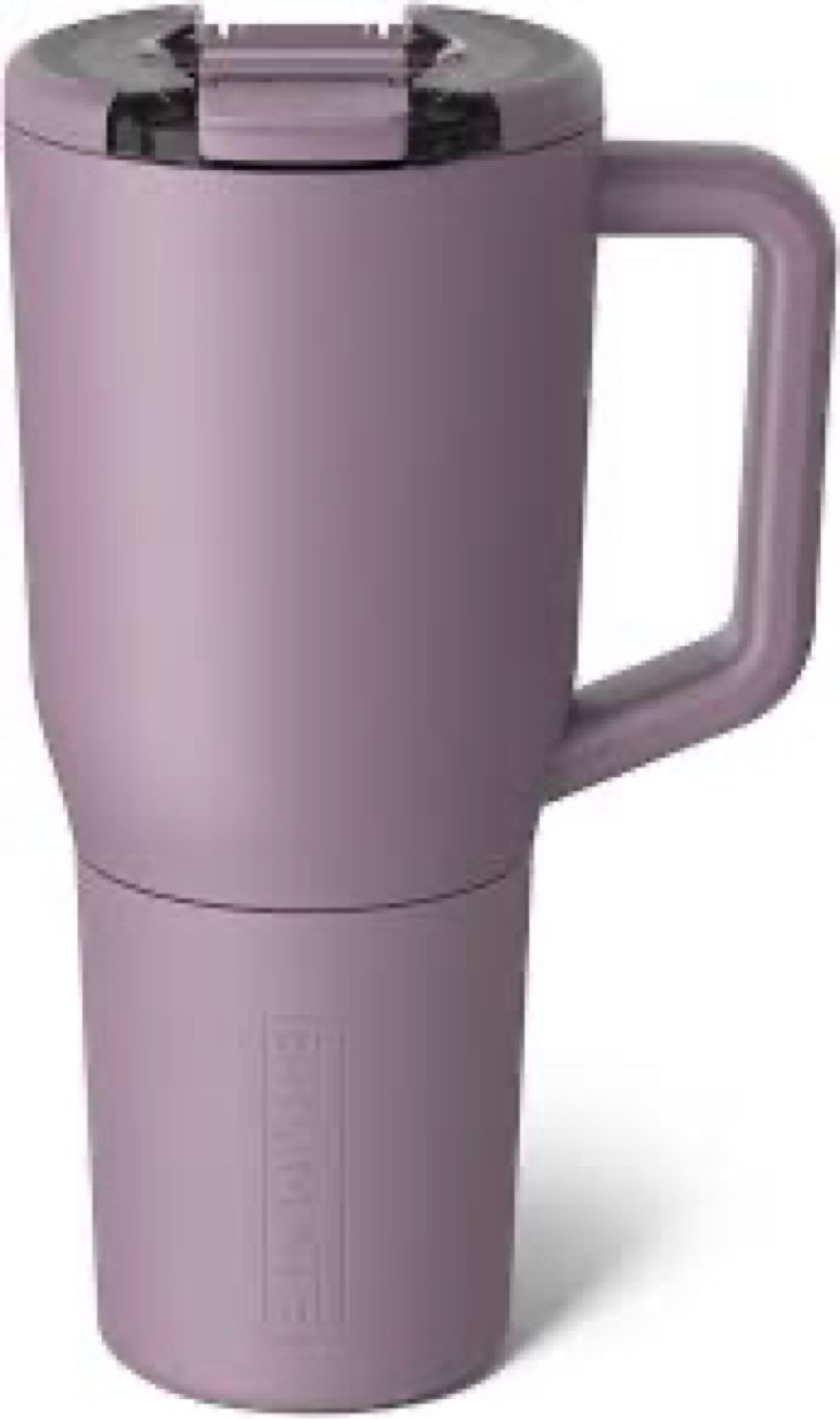 brümate müv - 35oz 100% leak proof insulated coffee mug with handle & lid - stainless steel coffee t