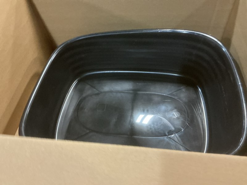 Condition photo showing New/Like New for arm & hammer simply recycled plastic cat litter pan, made in usa, easy to clean, large durable litter box, black