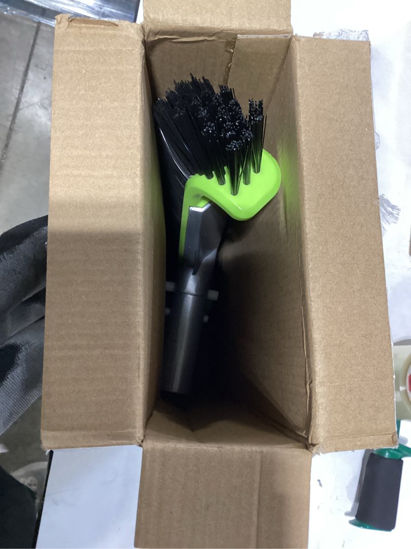 Condition photo showing As Is for sepetrel 17.5" pool brush head for cleaning walls,heavy duty inground/above ground swimming pool scrub brushes with premium strong bristle & reinforced aluminium back curved edge for walls