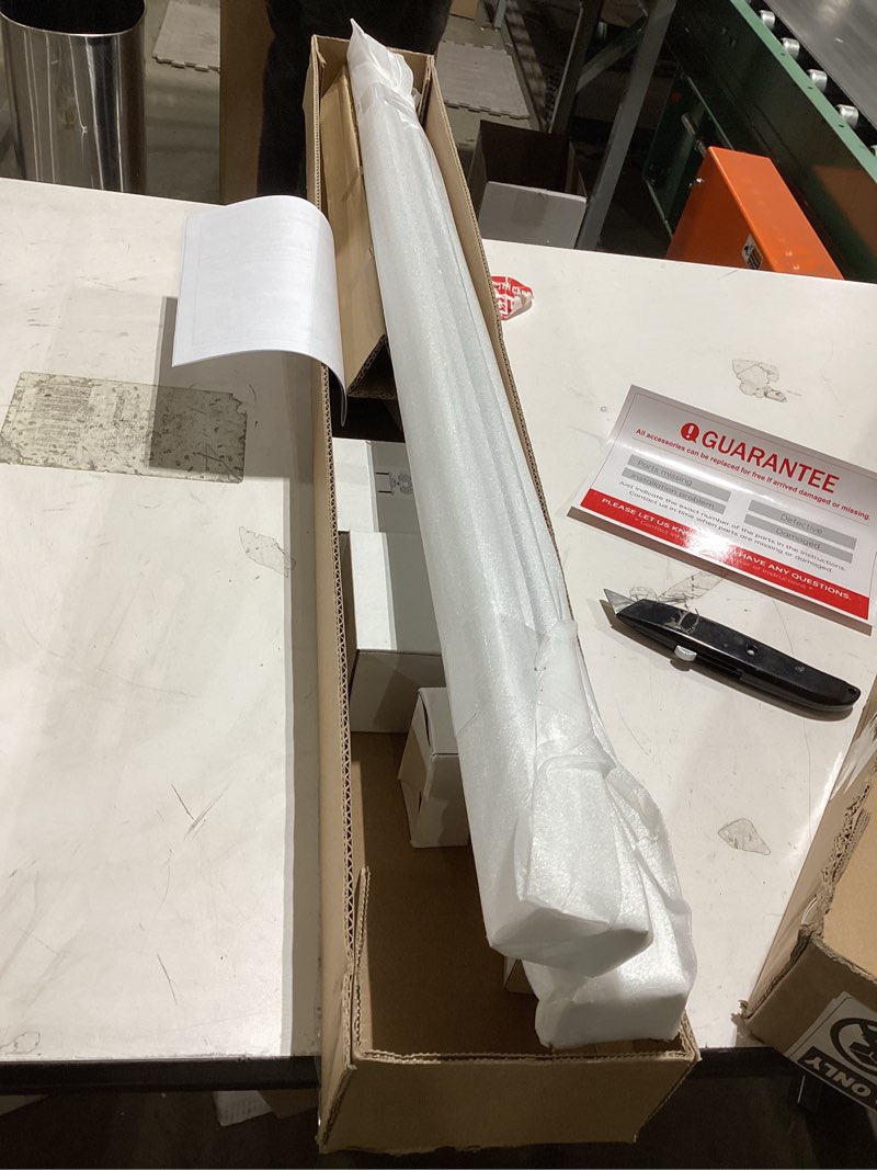 Condition photo showing Good Condition for 7FT Sliding Pocket Door Hardware Track Kit,Aluminum,Commercial Grade,Top Mount,Heavy Duty,Smoothly and Quite,Easy to Install for 32"-42" Door(Door is not Included)