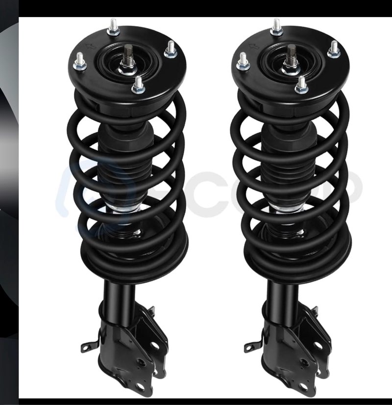ECCPP Complete Struts Spring Assembly Front Struts Shock Absorber Fit for 2007 2008 2009 2010 2011 2012 2013 for Nissan Altima Set of 2
