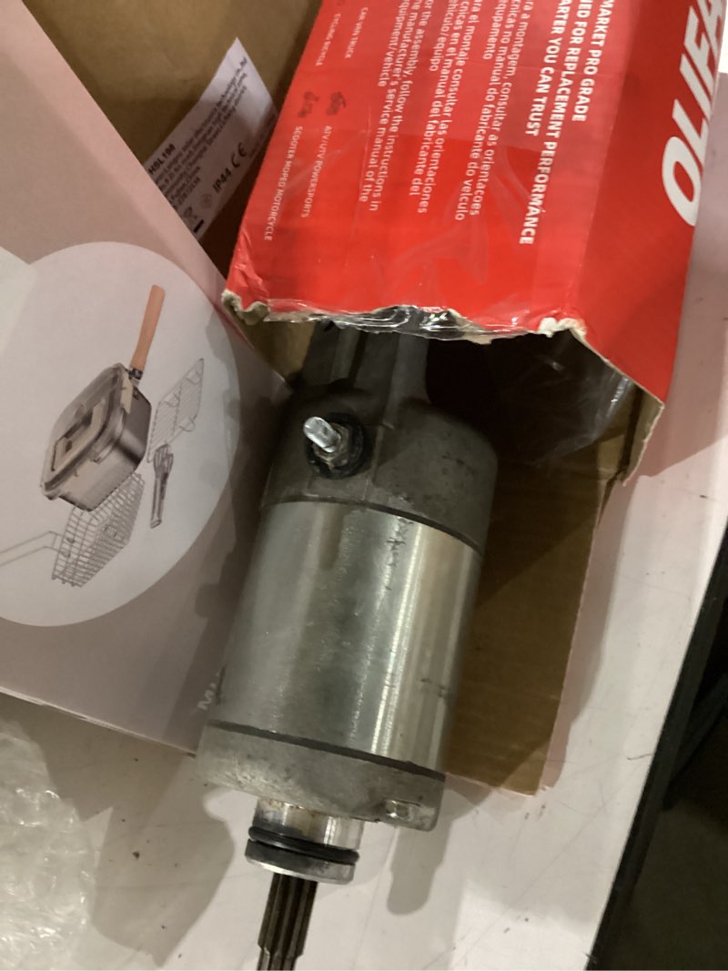 Condition photo showing As Is for starter for honda foreman rubicon 500 trx500fa 2001-2014 trx500fga trx500fpa rincon gps 31200-hn2-a01 31200-hn2-003 olifant