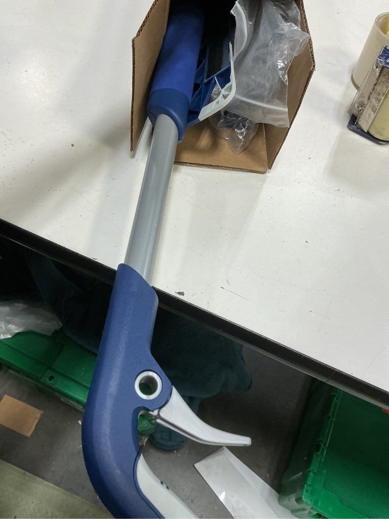 Condition photo showing As Is for bona hardwood floor premium spray mop - includes wood floor cleaning concentrate and machine washable microfiber cleaning pad - dual zone cleaning design for faster cleanup premium spray mop: concentrate packet