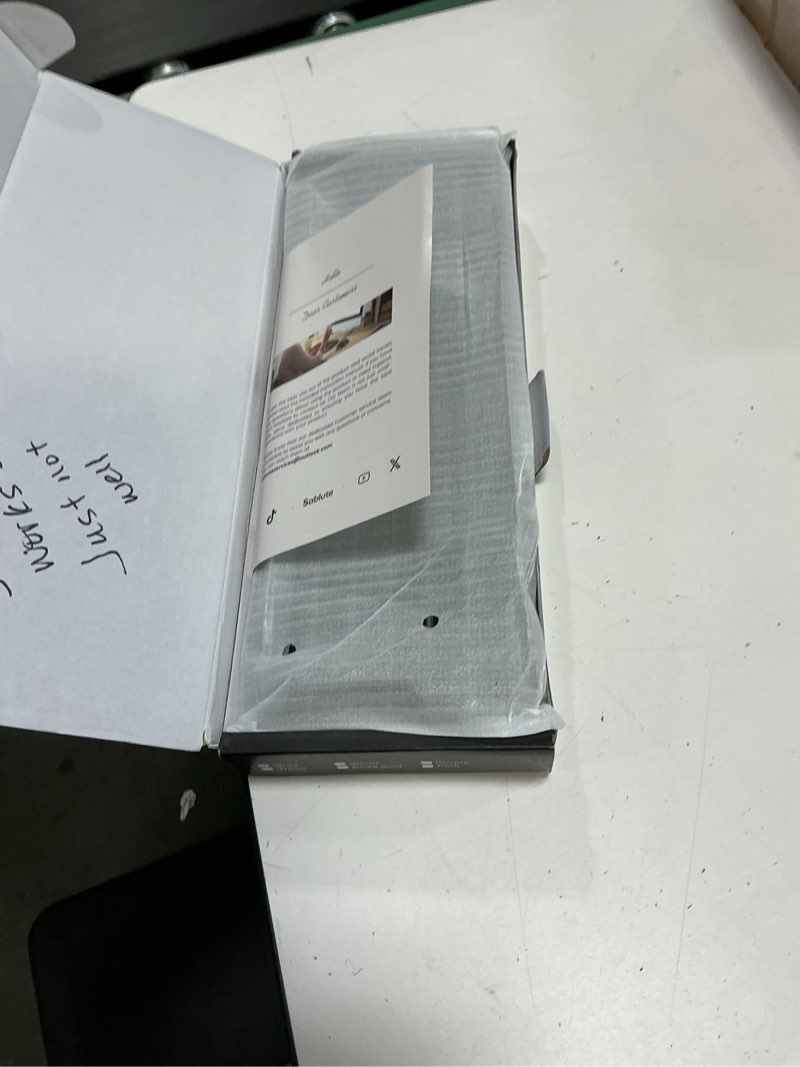 Condition photo showing New/Like New for SABLUTE Wireless Keyboard and Mouse Combo Backlit - Compact Quiet Keyboard with RGB Mouse, Rechargeable, Slim, Sleep Mode, Portable Cordless Keyboard Mouse Set for Mac, Windows, Laptop (Space Gray)