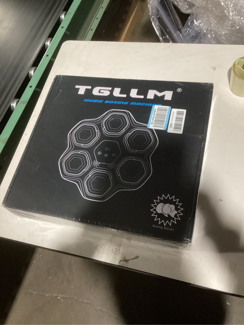 Condition photo showing New/Like New for Music Boxing Machine, Smart Bluetooth Boxing Machine with Gloves, Wall Mounted Music Punching Trainer for Kids Adult, LED Electronic Boxing Workout Target with 9 Modes & 9 Speeds