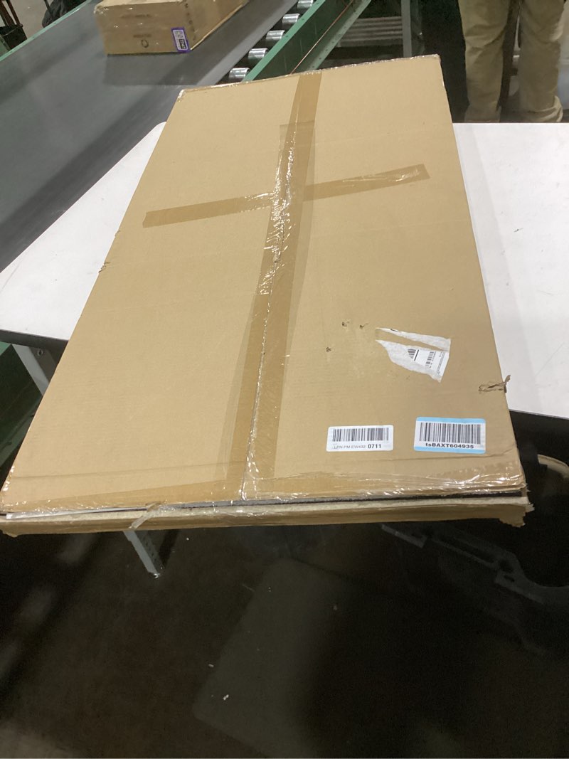 Condition photo showing As Is for INNO STICKERS 4-Piece Wood Slat Wall Panel for Interior Wall Decor Noise Cancelling 47.2" x 23.6" Pe