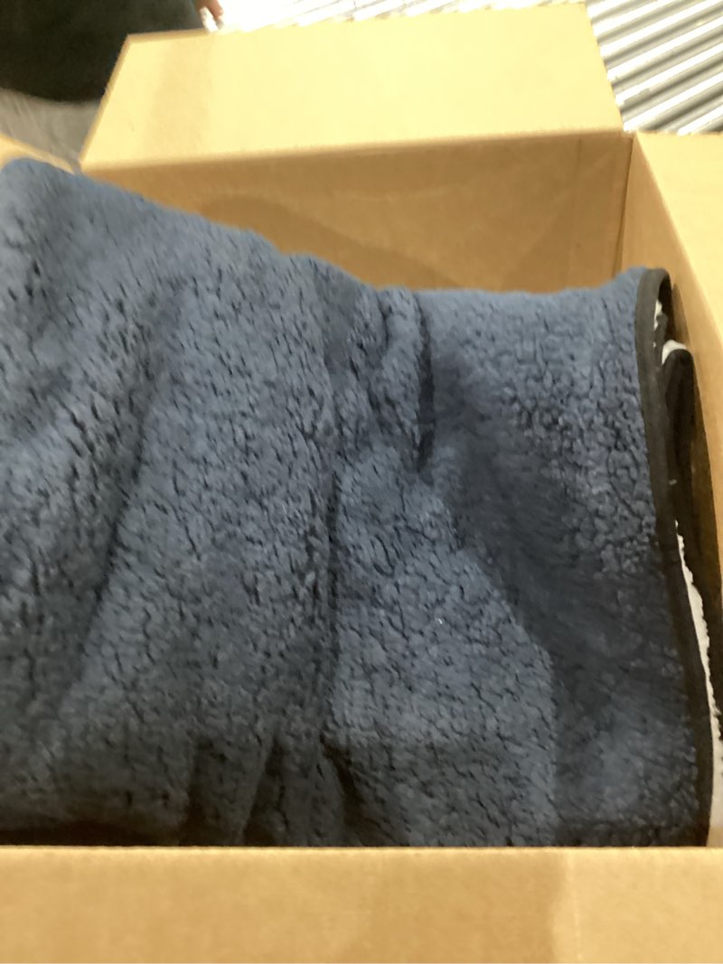 Condition photo showing Good Condition for stalwart heated car blanket 2-pack - 12v heated blanket for car, rv or camping - 57x39” portable electric travel blanket throw - 2 heat levels - car must haves and tailgating essentials (blue)