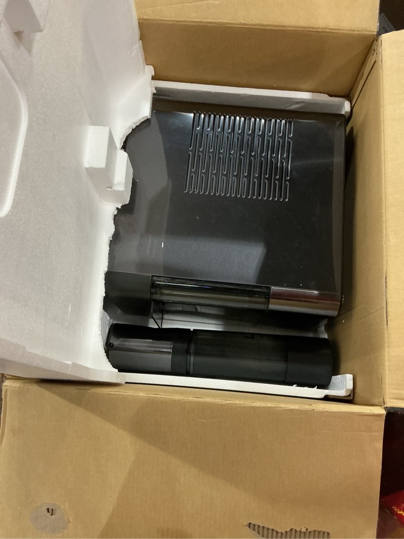 Condition photo showing As Is for ge profile opal 2.0 xl with 1 gallon tank, chewable crunchable countertop nugget ice maker, scoop included, 38 lbs in 24 hours, pellet ice machine with wifi & smart connected, black stainless black stainless steel