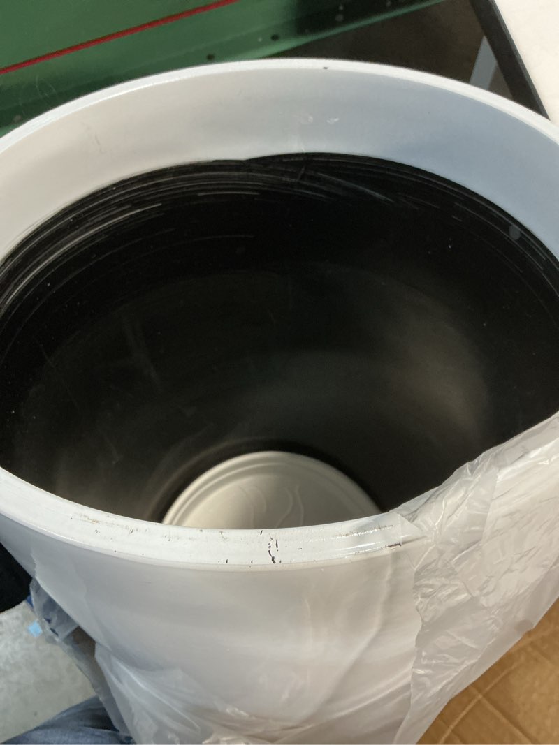 Condition photo showing Good Condition for qcqhdu 21 inch tall planters for outdoor & indoor plants, set of 2 large outdoor planters with drainage hole for front porch, patio, garden, white white 21 inch