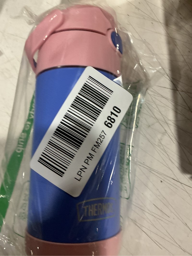 Condition photo showing Good Condition for thermos funtainer water bottle with straw - 12 ounce - kids stainless steel vacuum insulated water bottle with lid, purple/pink purple/pink 12 ounces