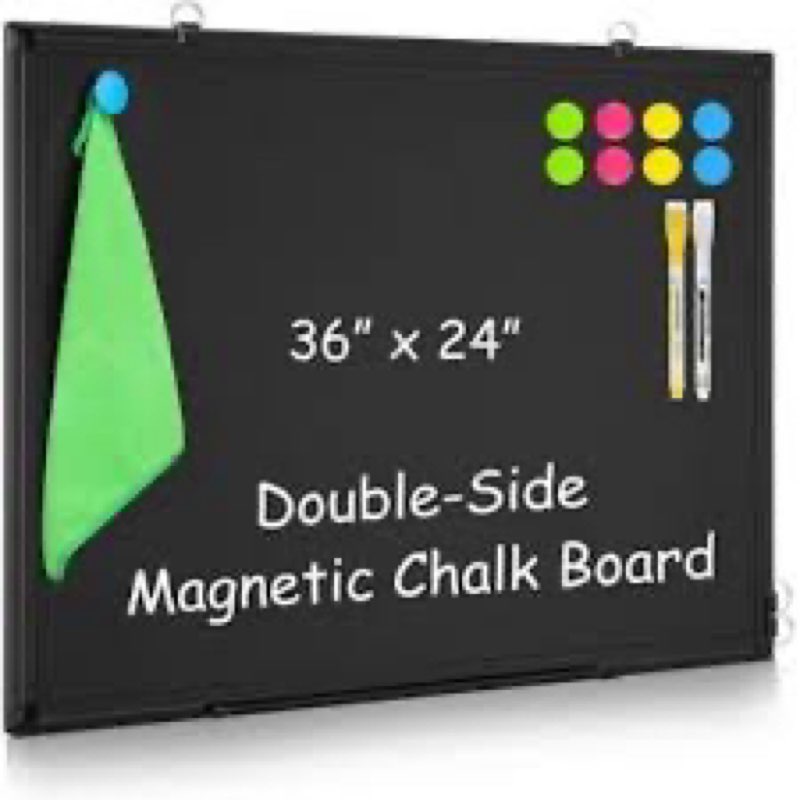 magnetic chalkboard contact paper,24"x36" blackboard wallpaper peel and stick,magnetic black board w