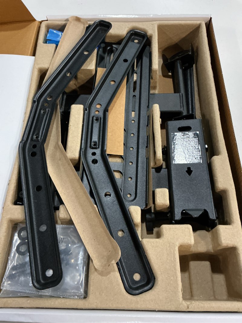 Condition photo showing Good Condition for sanus vuepoint full-motion tv wall mount for tvs 26"-65" up to 55 lbs – height adjust with swivels, tilts, and extends up to 19" from the wall