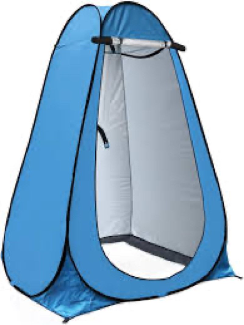 WSYW 83" Pop Up Shower Tent Portable Outdoor Privacy Tent Large Camp Shower Toilet w/ Carry Bag for Camping Hiking
