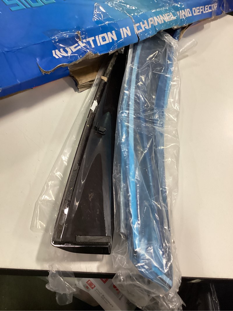 Condition photo showing As Is for Shatterproof in-Channel Window Rain Guards for 2012-2016 CRV (4th Gen), Extra Durable Window Deflectors, Vent Window Visors for Cars, Vent Deflector, 4pcs For 2012-2016 CRV in-Channel