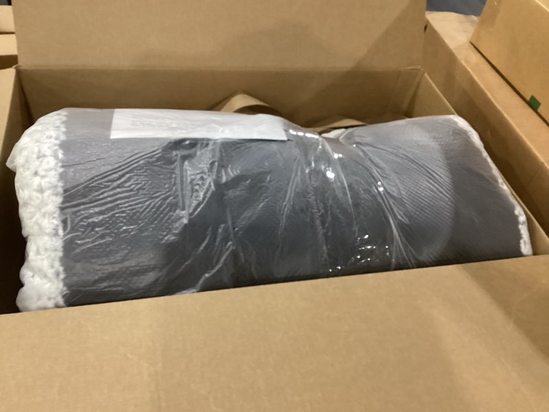 Condition photo showing Good Condition for ksiia washable dog bed deluxe plush dog crate beds comfy kennel pad anti-slip pet sleeping mat for large, jumbo, medium, small dogs breeds, 35" x 23", gray grey 35.0"l x 23.0"w x 3.5"th