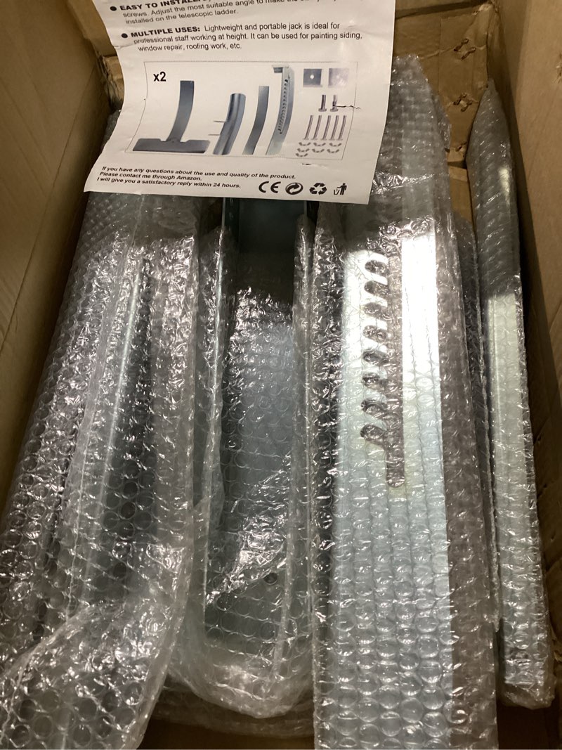 Condition photo showing Good Condition for 20" Scaffold Adjustable Leveling-Jack Parts - Yzzwer Galvanized Hollow Threaded Rod Scaffolding Feet for Baker Style Scaffolding 4 Pack