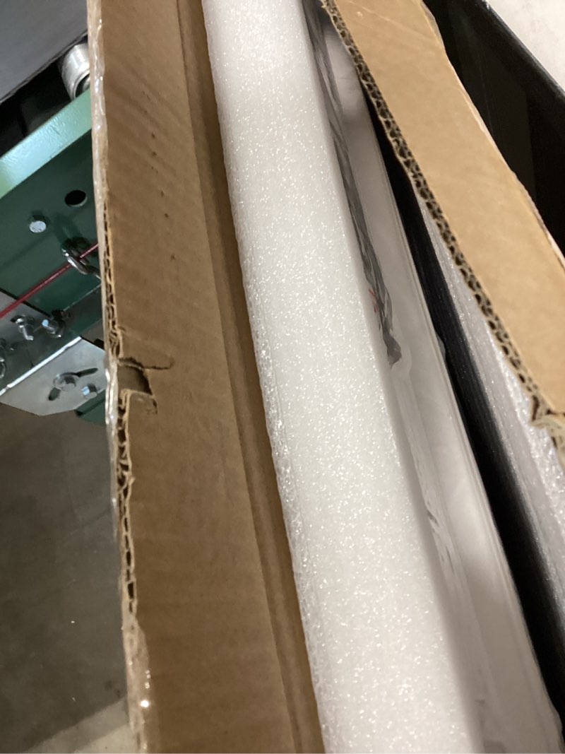 Condition photo showing Good Condition for rolove vanity mirror with lights, 32" x 22" large lighted vanity mirror with dimmable 3 modes, led makeup mirror, touch screen control, usb charging port, tabletop or wall-mounted white 32"l x 22"w
