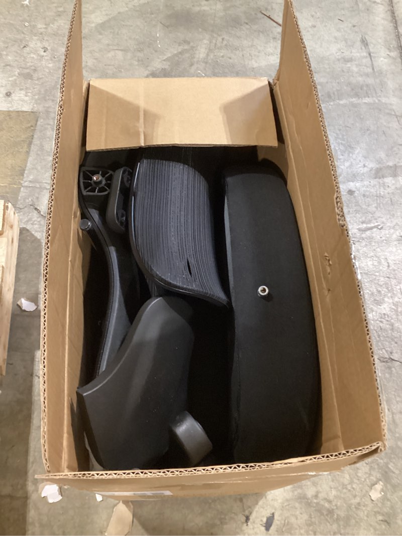 Condition photo showing As Is for Ergonomic Office Chair with Footrest - Adjustable Lumbar Support & Headrest, 90-160° Reclining Mesh Back Computer Chair - Home Office/Gaming, 330lbs Capacity (SGS Certified) Black Modern