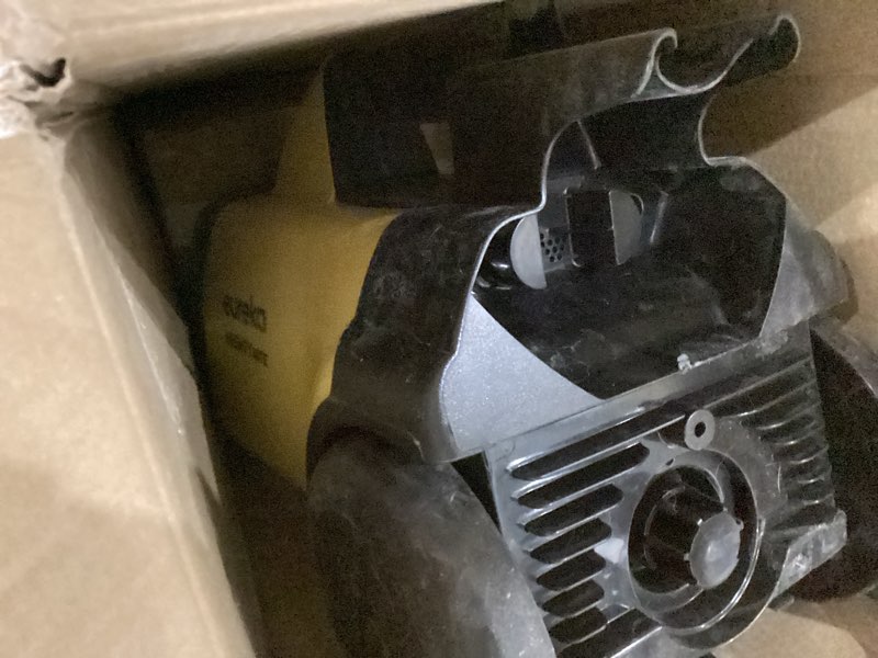 Condition photo showing As Is for Used Eureka 3670M Canister Cleaner, Lightweight Powerful Vacuum for Carpets and Hard floors, w/ 5bags,Yellow Yellow 3670M with 5 bags