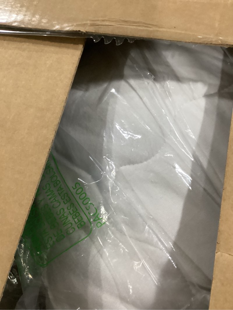 Condition photo showing As Is for Bedsure Down Alternative Blanket - Soft Warm King Size Bed Blanket for All Seasons, Light Grey, 108x90 Inches